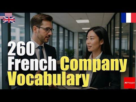 260 French Company Vocabulary | Passive listening | Must-Know | with hiragana