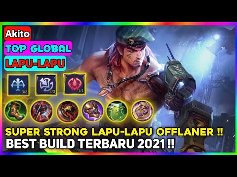 Super Strong Lapu-Lapu Offlaner || Build Top 1 Global By Akito ~ Mobile Legends
