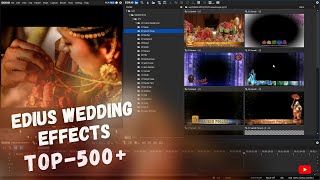 TOP-500 3D INDIAN WEDDING EFFECT !! EDIUS X 9 8 !! SURESH EDITS