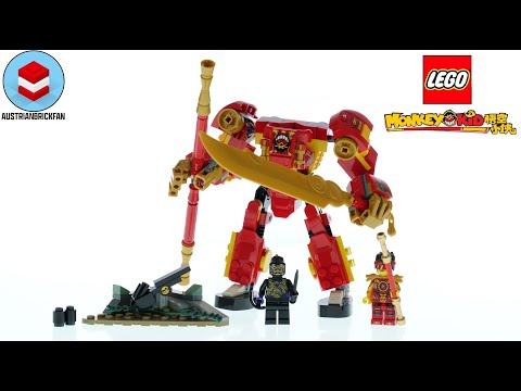 Vidéo LEGO Monkie Kid 80040 : Le robot combi de Monkie Kid