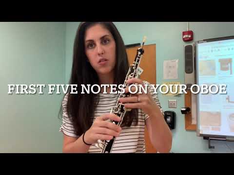 The First Five Notes on your Oboe