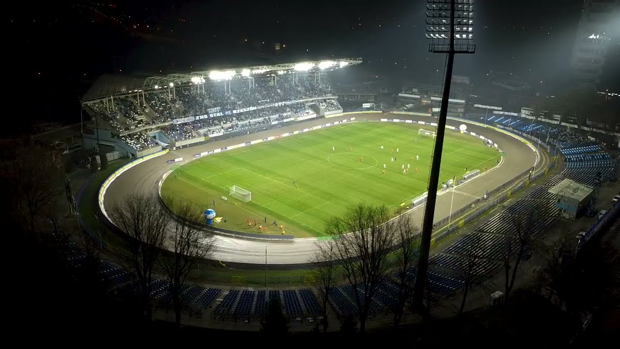 Stal Rzeszów - Zagłębie Sosnowiec [WIDOK Z DRONA]