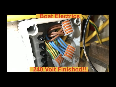 Narrowboat Refit #68 240 Volt Electrics Done!!!