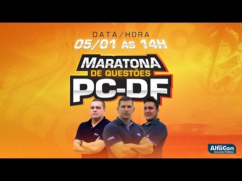 Maratona de Questões para a PC DF - AlfaCon