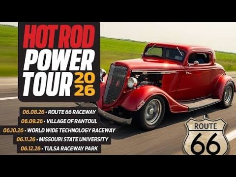 2026 Hot Rod Power Tour Route REVEALED | Route 66, Machine Shop Update & Cam Selected