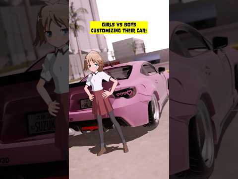 Girls VS Boys Custom Cars 💀