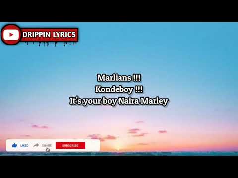 Harmonize Ft Naira Marley - Ushamba (Lyrics Video)