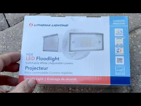 How to Install Lithonia lighting LED Floodlight