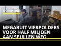 MEGABUIT in Vierpolders. Voor HALF MILJOEN EURO aan spullen weg