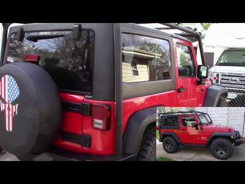 Jeep Wrangler JK Barricade Roof Rack With Factory Bumper