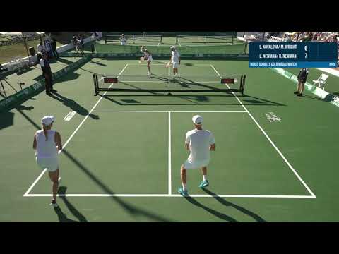 Hyundai PPA Masters Mixed Doubles Gold - Newman/Newman Vs Wright/Kovalova