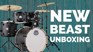 Video thumbnail for Unboxing and testing my new drum set-Mapex Storm with Zildjian PLZ4PK 4 cymbal setup by The Drumming Panda