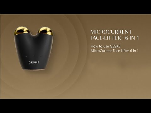Микротоки Geske MicroCurrent Face-Lifter 6в1 | Микротоковый лифтинг-массажер для подтяжки кожи лица и шеи - фото 2 - id-p2598191058