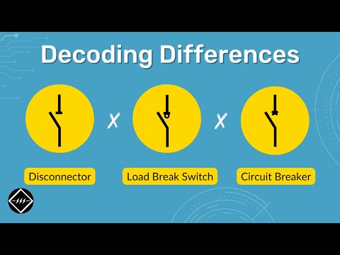 Decoding Differences: Disconnector x Load Break Switch x Circuit Breaker