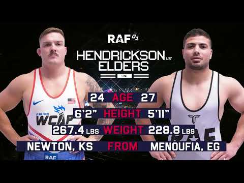 Wyatt Hendrickson vs Mostafa Elders | RAF 1 | Full highlights