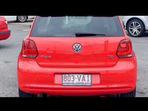2014 Volkswagen Polo 6R MY14 66TDI DSG Comfortline Red 7 Speed Sports Automatic Dual Clutch