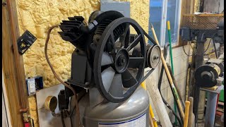 Ingersoll Rand 5hp Mcgraw Harbor Freight Compressor Swap