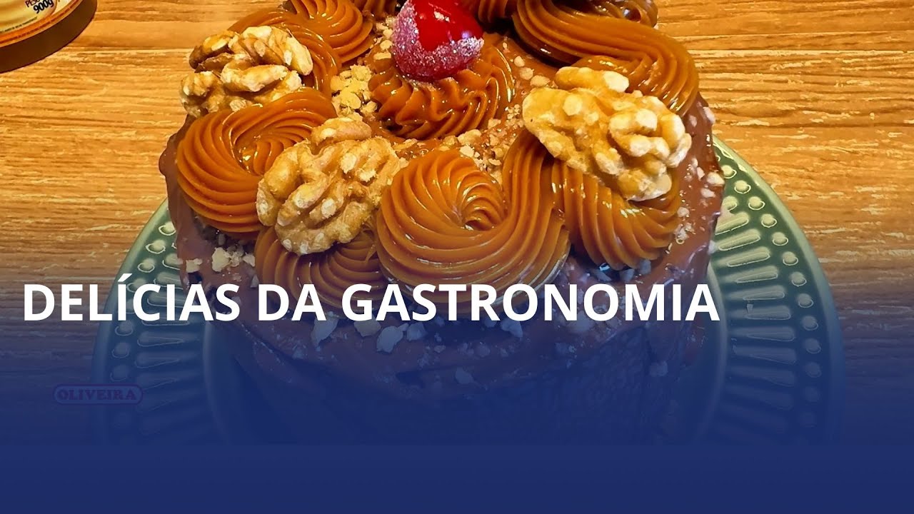 Aprenda a preparar um chocotone recheado com doce Oliveira e nozes