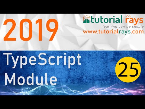 25 TypeScript Module part 1 2019 Tutorial Rays | By Umar Rahman