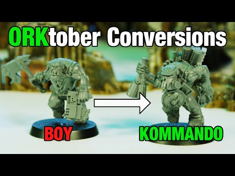 I am making some Kommandos for ORKtober - Part 1