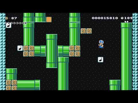 Super Mario Bros 3 - Pipe Land by RodrigoSpk - Super Mario Maker 2 - No Commentary 1bx