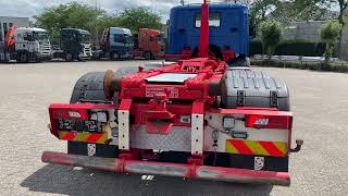شاحنة ذات الخطاف Scania P410 / JOAB HOOK / LIFT+LENKACHSE / 745151 KM / NAVI / FRIDGE / | صورة 4 - Autoline