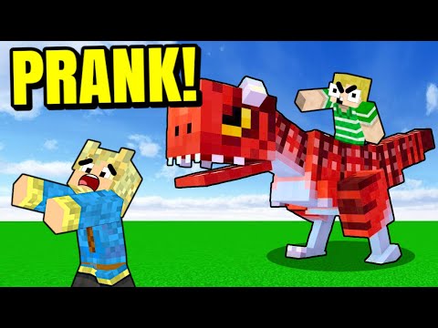 DINOSAUR PRANK På MIKKEL!! - Dansk Minecraft