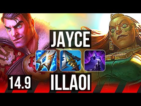 JAYCE vs ILLAOI (TOP) | 59k DMG, Rank 9 Jayce | JP Challenger | 14.9