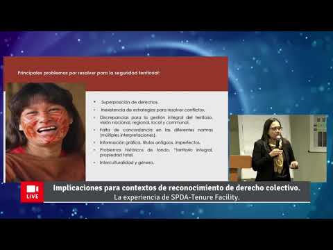 Video presentación: Enfoques para el abordaje de situaciones de conflicto en procesos de formalización de derecho colectivo, por Silvana Baldovino y el equipo de la Tenure Facility de la Sociedad Peruana de Derecho Ambiental (SPDA)