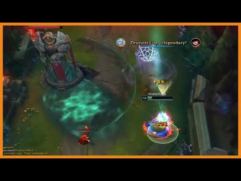 Drututt's high IQ Viego play