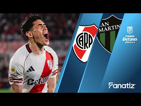 River Plate 2 vs. San Martín San Juan 0 - Game Highlights | #Torneoclausura2025