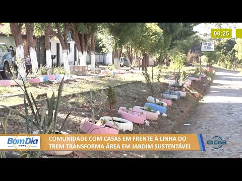 Comunidade transformam área de linha de trem em jardim sustentável 29 07 2021