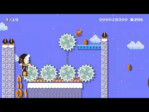 Super Mario Maker 2 Ice Land Hills by Marc1