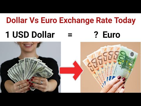 United States Dollar to Euro Exchange Rate Today | US Dollar to Euro | One Euro value in us Dollar