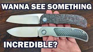 Trevor Burger LEXK CFL - Small Details Review and Comparison - Drop Point & Sheepsfoot