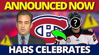 😮 CONFIRMED NOW! EXCELLENT NEWS! SIGNED CONTRACT WITH CANADIENS - HABS NEWS TODAY #habs