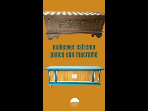 EliNar - makeover estremo panca con macramè