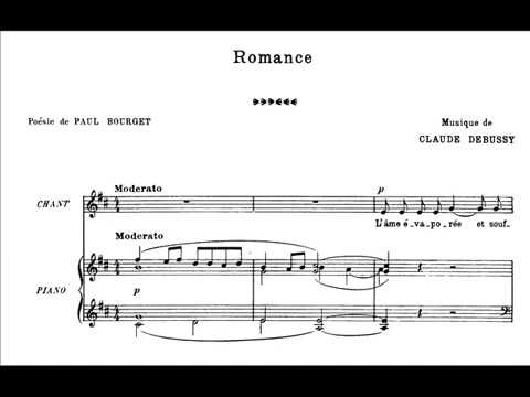 Debussy - Romance, L'ame évaporée