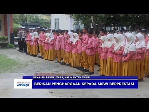 HUT POLANTAS KE 69, POLRES PPU BERIKAN PENGHARGAAN KEPADA SISWA BERPRESTASI