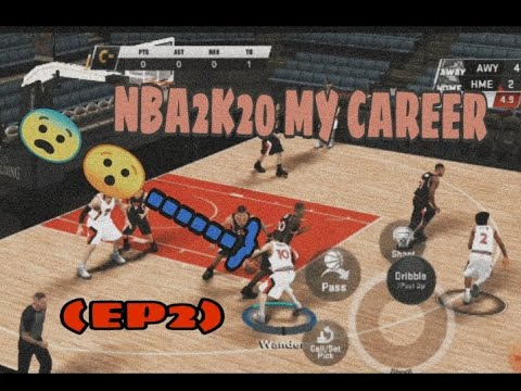 NBA2K20 MOBILE/MY CAREER 4TH QUARTER POOR PERFORMANCE BUT I CROSSED AT HOLMES😯(EP2)