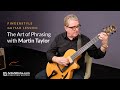 Fingerstyle Jazz Guitar Lesson The Art Of Phrasing With Martin Taylor ArtistWorks