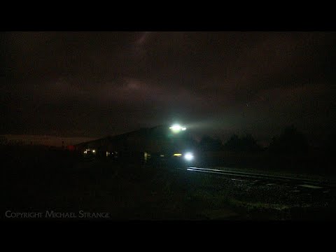 Pacific National 6PM6 Container Train At Night (9/1/2023) - PoathTV