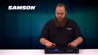 Video thumbnail for Samson SXD5000 Power Amplifier with DSP by Markertek – America's Broadcast Supply House