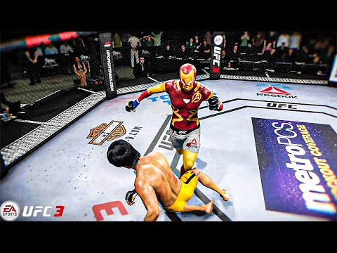 Bruce Lee vs Iron Man (Tony Stark comes back with Iron Man suit) |  EA SPORTS UFC 3