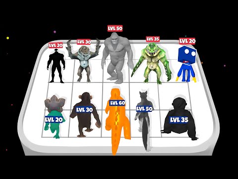 MONSTER EVOLUTION RUN 3D ⭐ Merge Simulator Battles