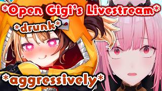 Calli Opens Gigi's Drunk Livestream at the Worst Possible Timing Ever