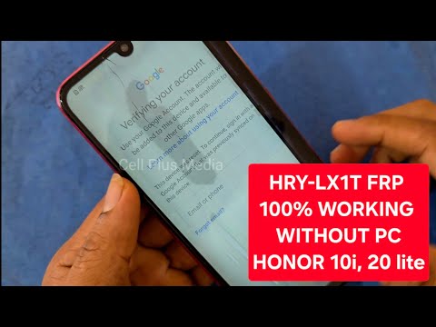 Honor HRY-LX1T FRP Bypass | Honor 10i , Honor 20 lite frp bypass 2025