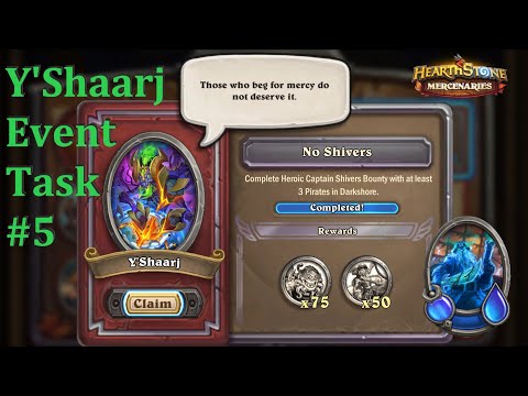 Y'Shaarj Event Task 5 : No Shivers : Hearthstone Mercenaries