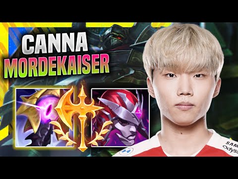 CANNA DOMINATING WITH MORDEKAISER! - T1 Canna Plays Mordekaiser Top vs Tahm Kench! | Season 11