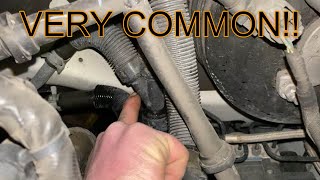Dodge Grand Caravan coolant leak VERY COMMON failure point!